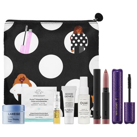 sephora sample bags.